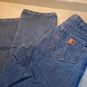 Mens fleeced lined carhartt jeans